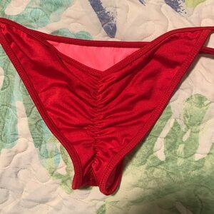DOLL swimwear red cheeky bikini
